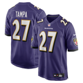 Men's Baltimore Ravens T.J. Tampa Purple Team Game Jersey