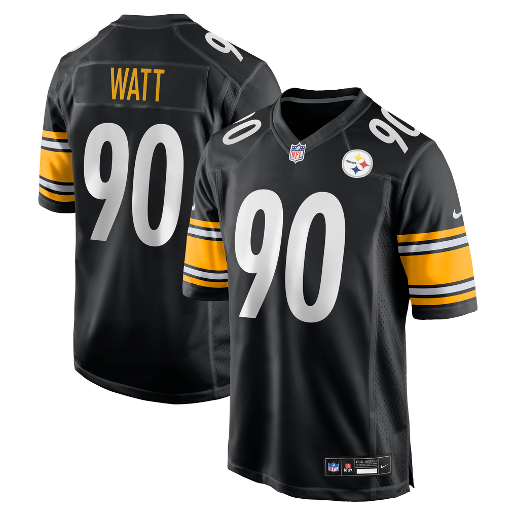 Men's Pittsburgh Steelers T.J. Watt Black Game Jersey