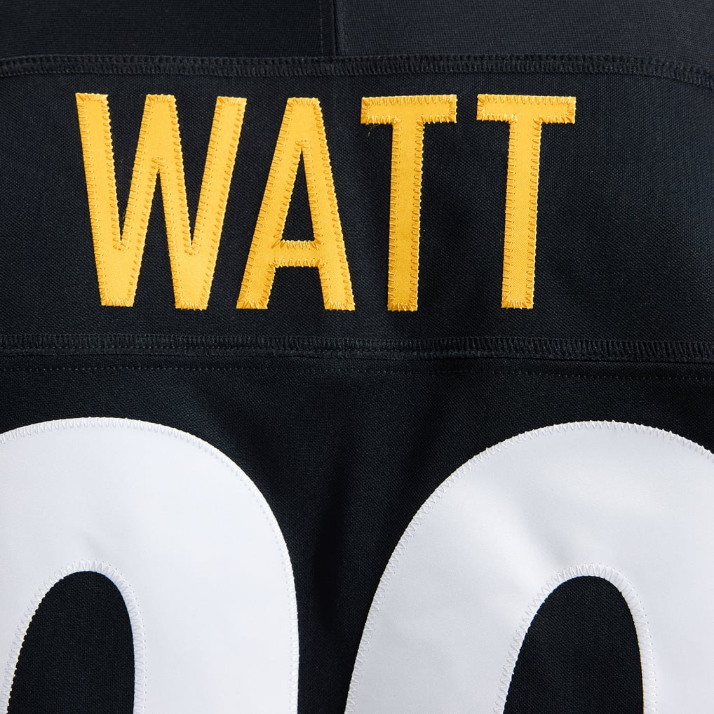 Men's Pittsburgh Steelers T.J. Watt Black Team Vapor F.U.S.E. Stitched Limited Jersey