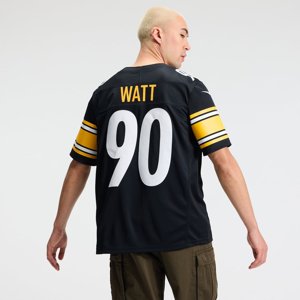 Men's Pittsburgh Steelers T.J. Watt Black Team Vapor F.U.S.E. Stitched Limited Jersey