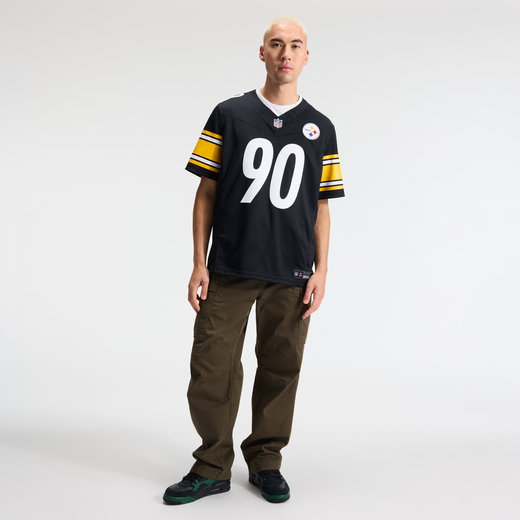 Men's Pittsburgh Steelers T.J. Watt Black Team Vapor F.U.S.E. Stitched Limited Jersey