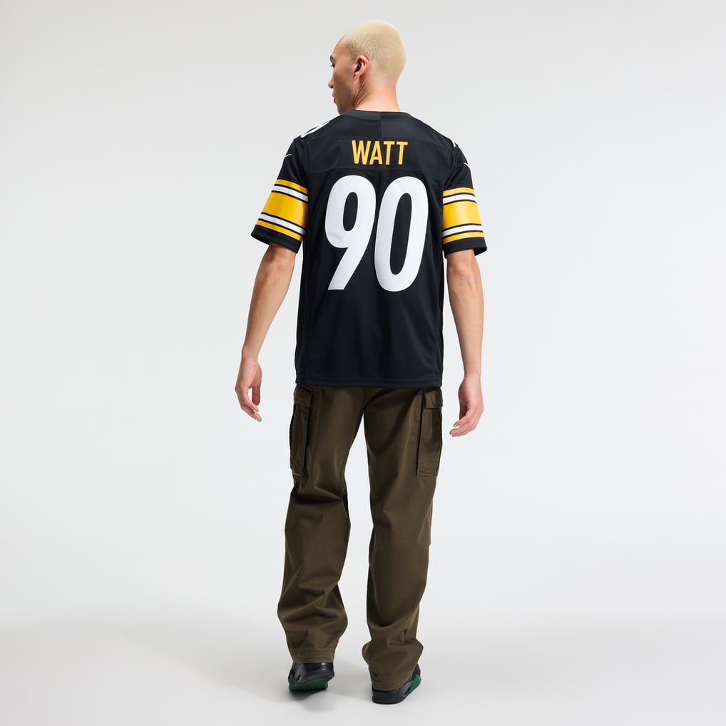 Men's Pittsburgh Steelers T.J. Watt Black Team Vapor F.U.S.E. Stitched Limited Jersey