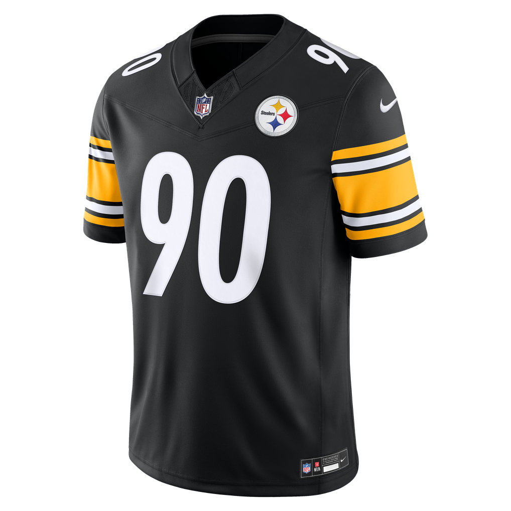 Men's Pittsburgh Steelers T.J. Watt Black Team Vapor F.U.S.E. Stitched Limited Jersey