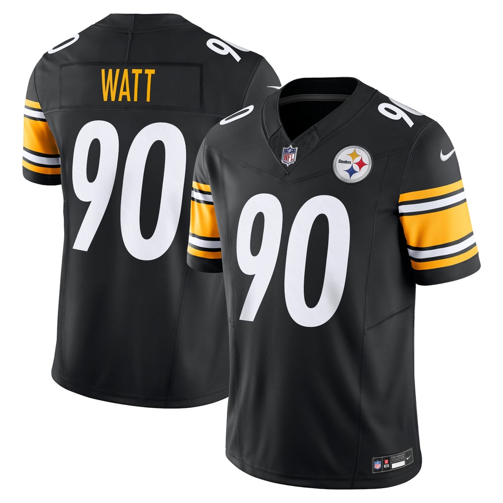 Men's Pittsburgh Steelers T.J. Watt Black Vapor F.U.S.E. Limited Jersey