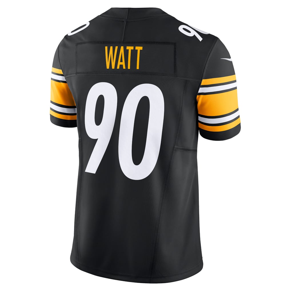 Men's Pittsburgh Steelers T.J. Watt Black Vapor F.U.S.E. Limited Jersey