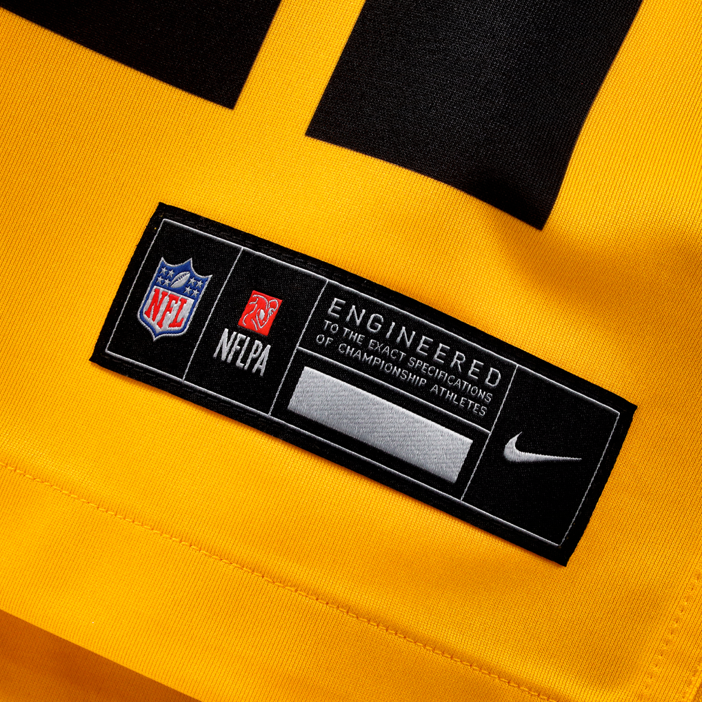 Men's Pittsburgh Steelers T.J. Watt Gold Alternate 1933 Throwback Game Jersey
