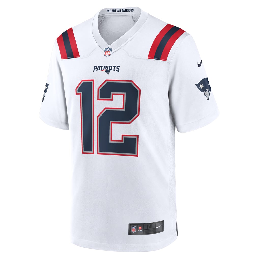 Men's New England Patriots Tom Brady White Retired Game Jersey