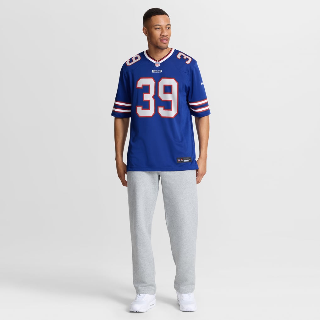 Men's Buffalo Bills Tommy Doman Jr Royal Team Game Jersey