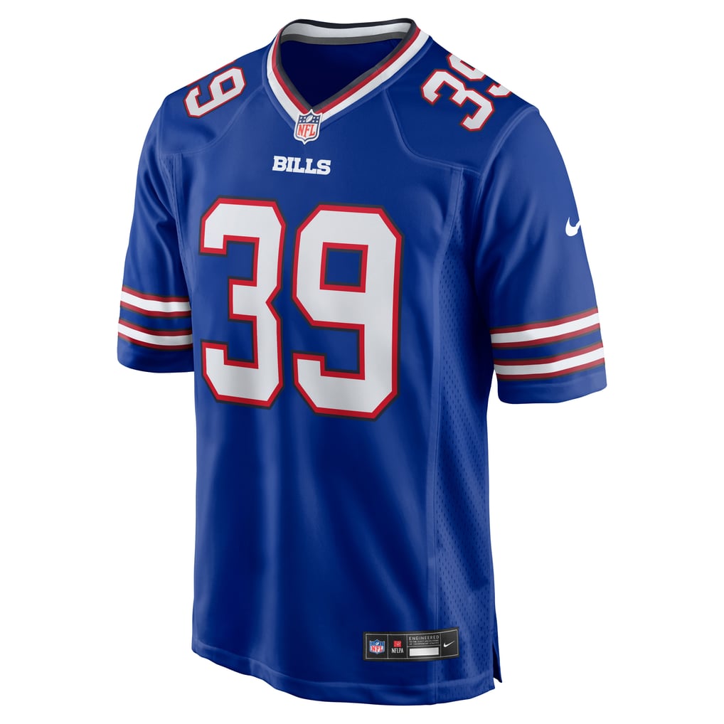 Men's Buffalo Bills Tommy Doman Jr Royal Team Game Jersey