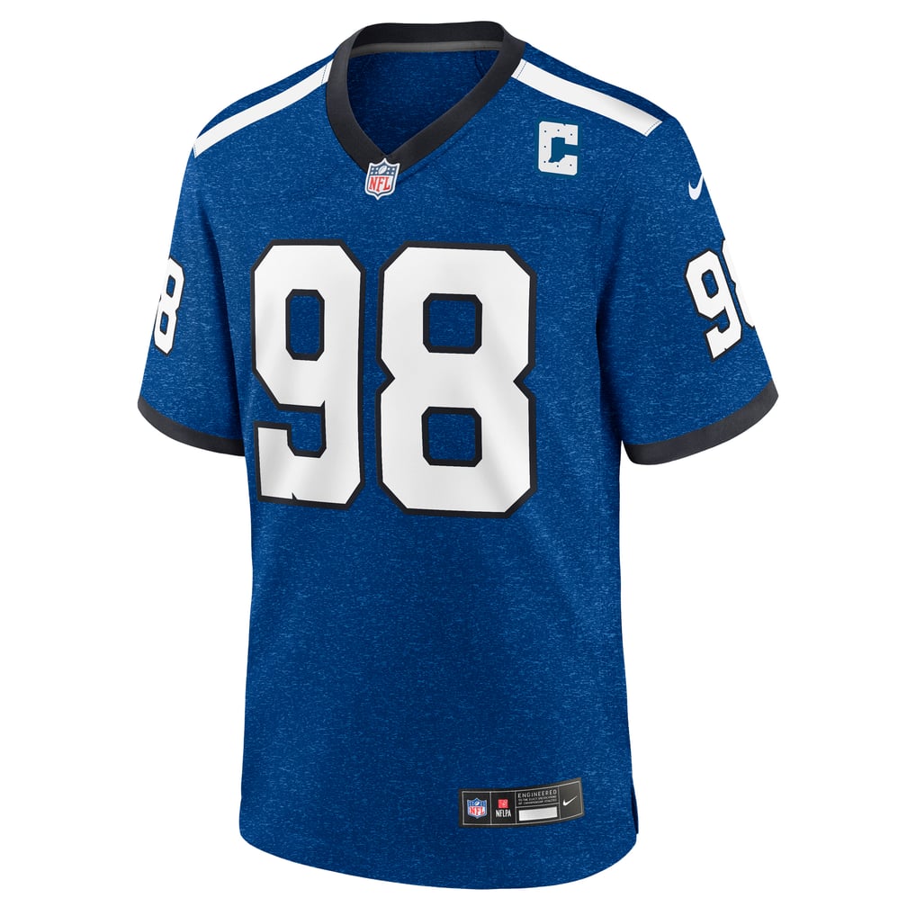 Men's Indianapolis Colts Tony Siragusa Blue Retired Player Alternate Game Jersey