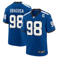 Men's Indianapolis Colts Tony Siragusa Blue Retired Player Alternate Game Jersey