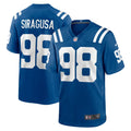 Men's Indianapolis Colts Tony Siragusa Royal Game Retired Player Jersey