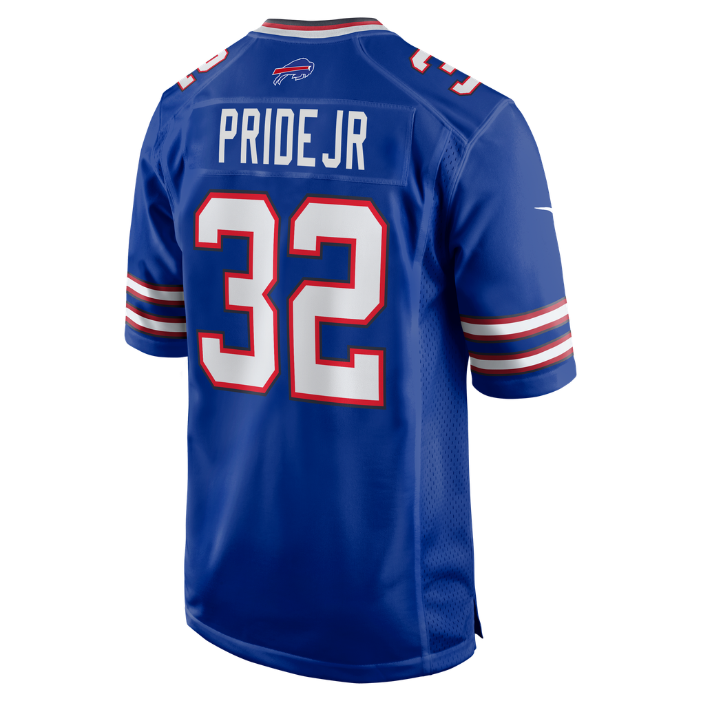 Men's Buffalo Bills Toriano Pride Jr. Royal Team Game Jersey