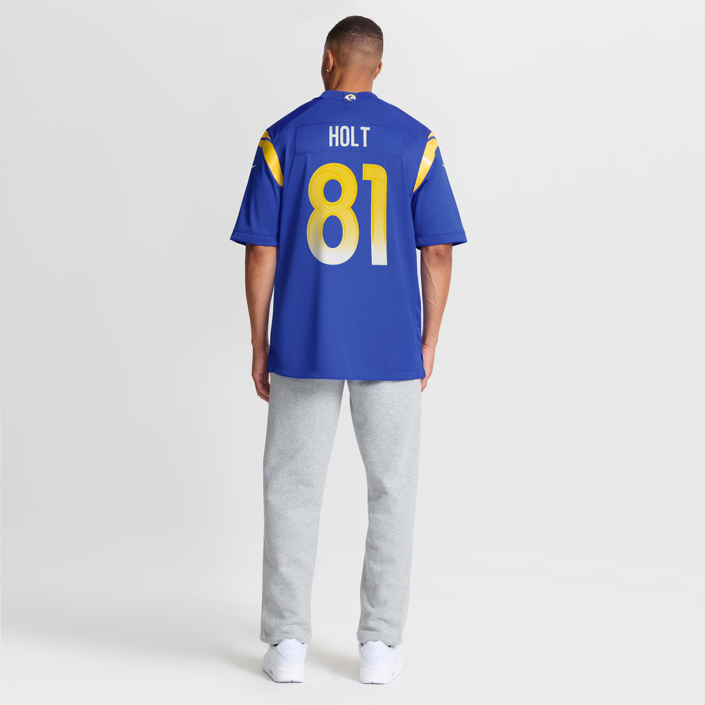 Men's Los Angeles Rams Torry Holt Royal Game Retired Player Jersey