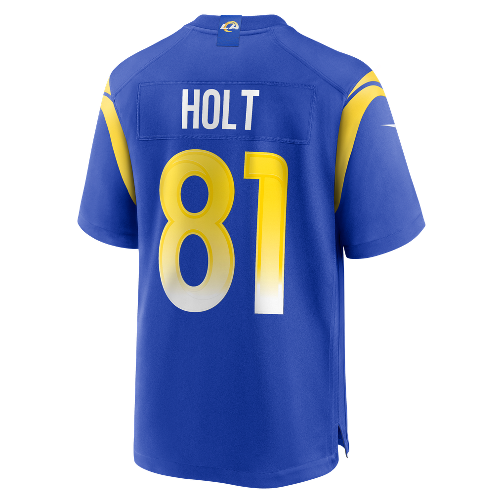 Men's Los Angeles Rams Torry Holt Royal Game Retired Player Jersey