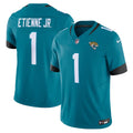 Men's Jacksonville Jaguars Travis Etienne Teal Vapor F.U.S.E. Limited Jersey