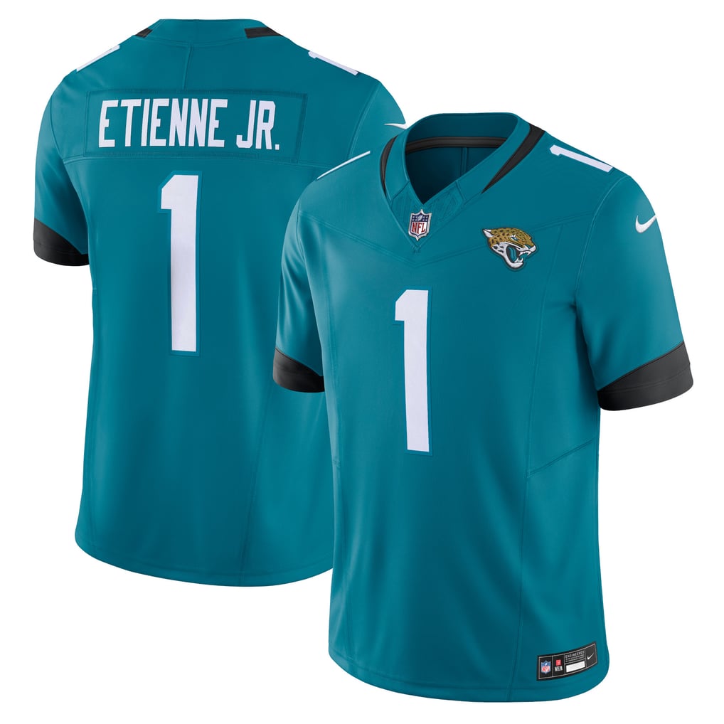 Men's Jacksonville Jaguars Travis Etienne Teal Vapor F.U.S.E. Limited Jersey