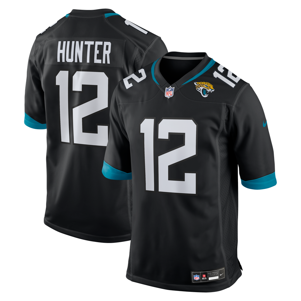 Men's Jacksonville Jaguars Travis Hunter Black Alternate Game Jersey