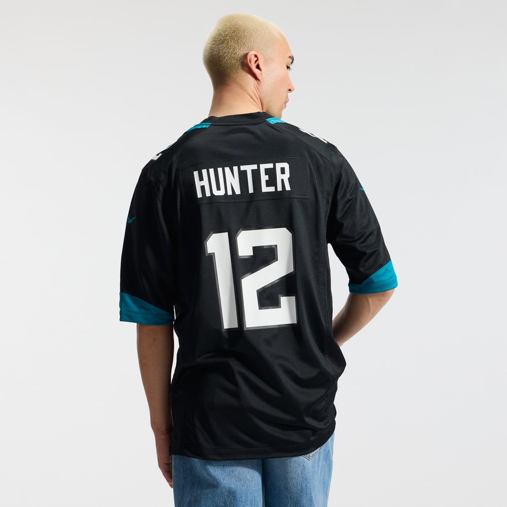Men's Jacksonville Jaguars Travis Hunter Black Alternate Game Jersey