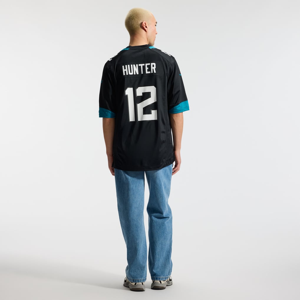 Men's Jacksonville Jaguars Travis Hunter Black Alternate Game Jersey