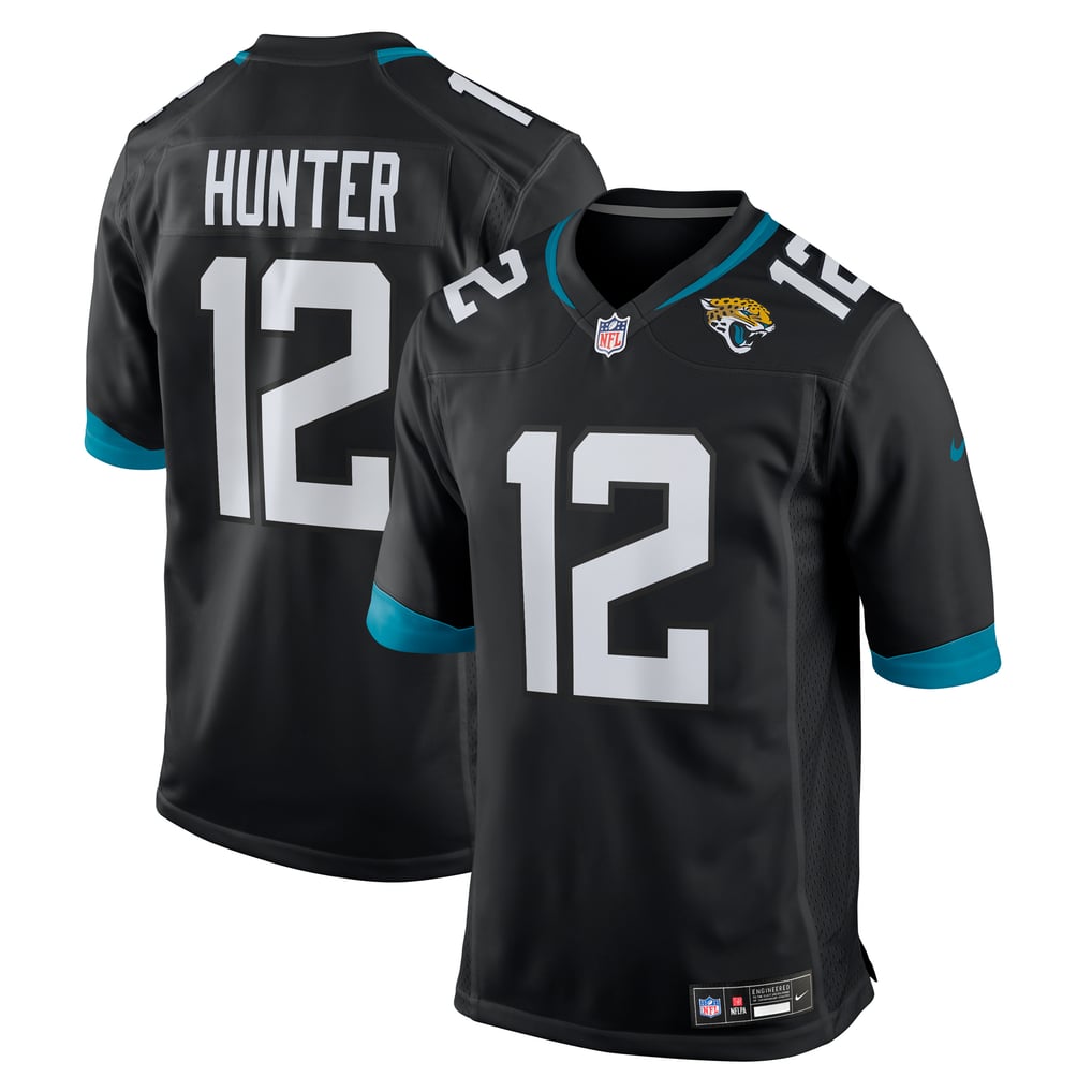 Men's Jacksonville Jaguars Travis Hunter Black Alternate Game Jersey