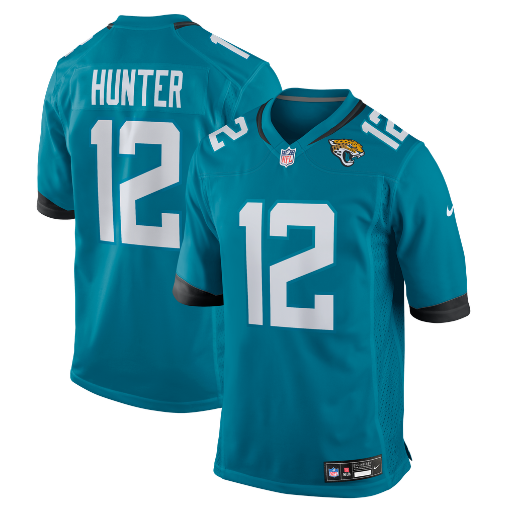 Men's Jacksonville Jaguars Travis Hunter Teal Team Game Jersey