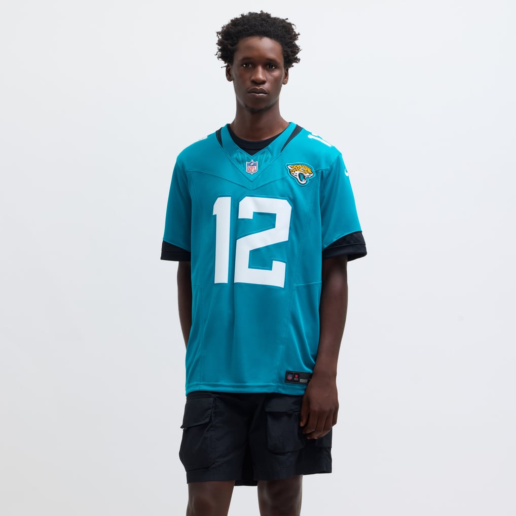 Men's Jacksonville Jaguars Travis Hunter Teal Team Limited Jersey