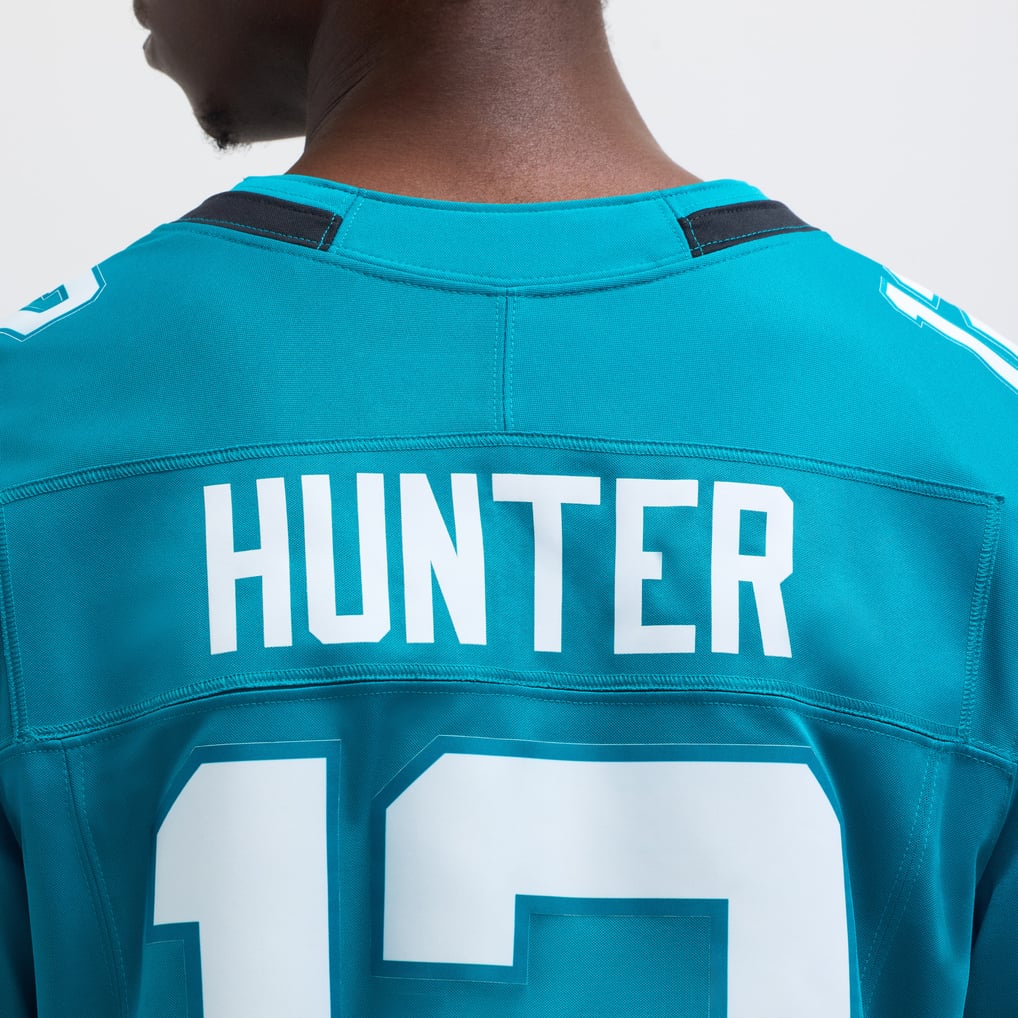 Men's Jacksonville Jaguars Travis Hunter Teal Team Limited Jersey
