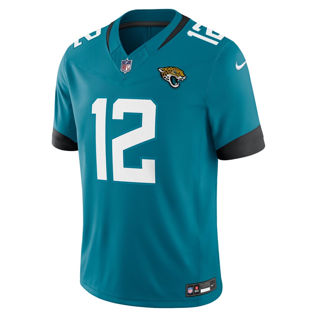 Men's Jacksonville Jaguars Travis Hunter Teal Team Vapor F.U.S.E. Stitched Limited Jersey