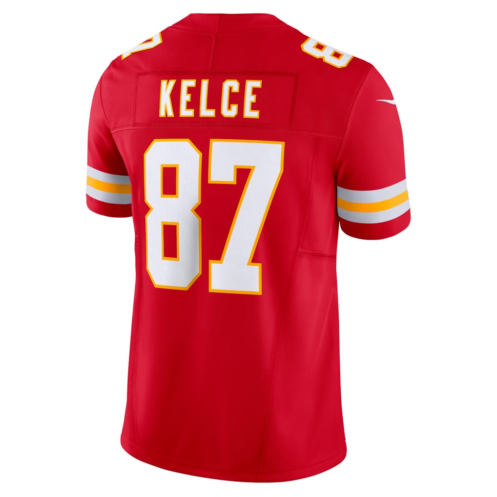 Men's Kansas City Chiefs Travis Kelce Red Vapor F.U.S.E. Limited Jersey