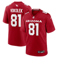 Men's Arizona Cardinals Travis Vokolek Cardinal Team Game Jersey