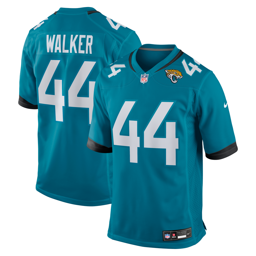 Men's Jacksonville Jaguars Travon Walker Teal Player Game Jersey