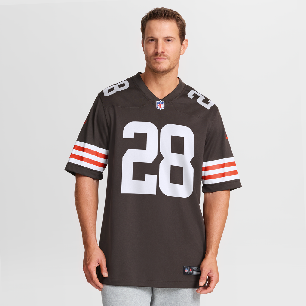 Men's Cleveland Browns Tre Avery Brown Team Game Jersey