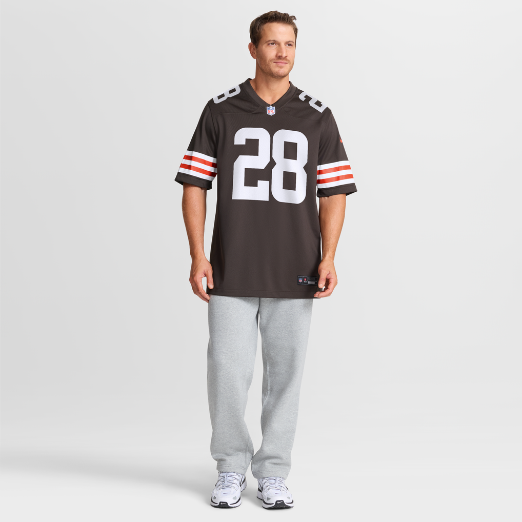 Men's Cleveland Browns Tre Avery Brown Team Game Jersey
