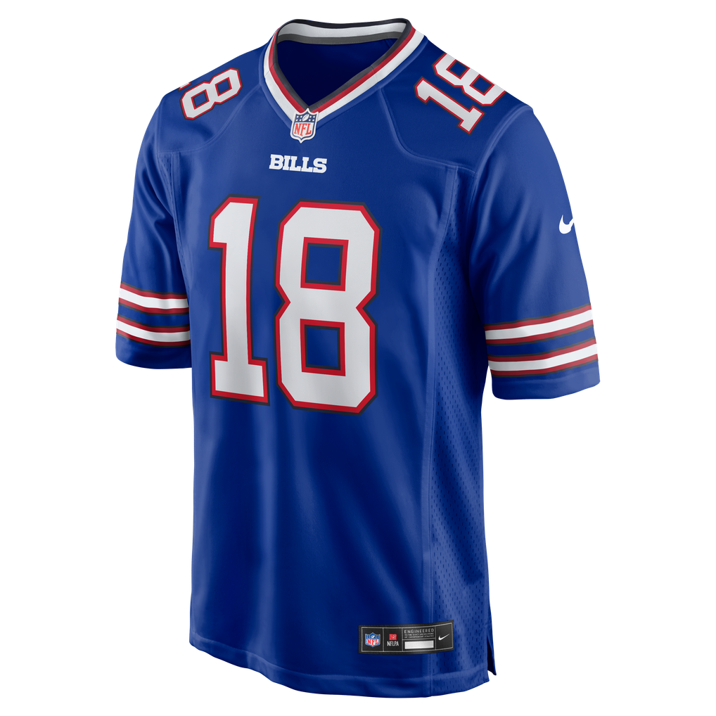 Men's Buffalo Bills Trent Sherfield Sr. Royal Team Game Jersey