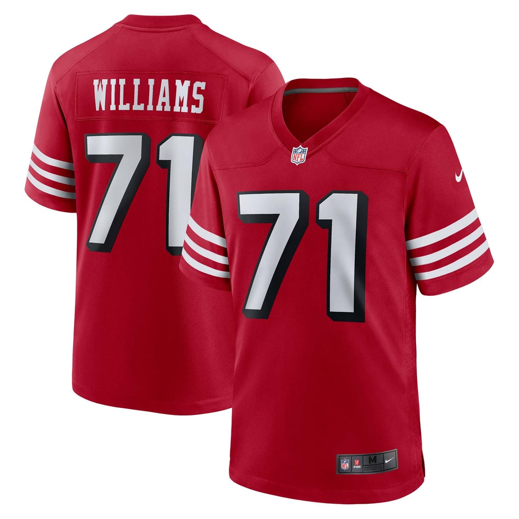 Men's San Francisco 49ers Trent Williams Scarlet Alternate Game Jersey