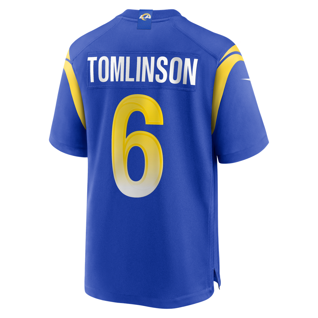 Men's Los Angeles Rams Tre'Vius Hodges-Tomlinson Royal Team Game Jersey