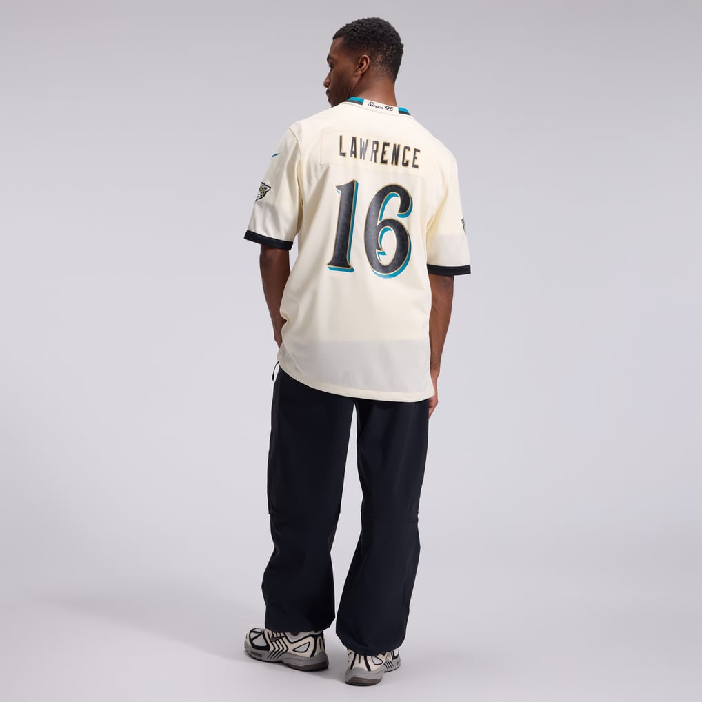 Men's Jacksonville Jaguars Trevor Lawrence Natural 2026 Rivalries Collection Game Jersey