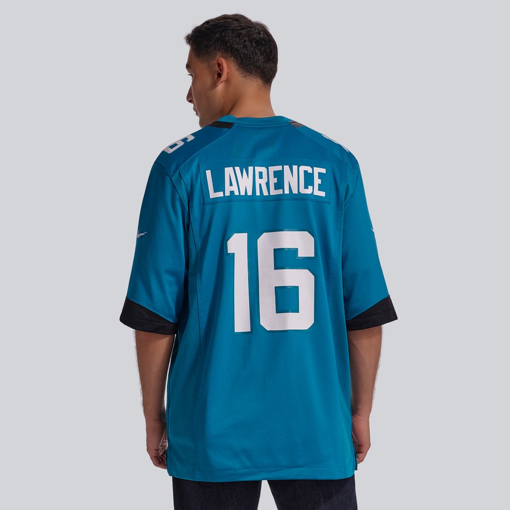 Men's Jacksonville Jaguars Trevor Lawrence Teal Home Game Jersey