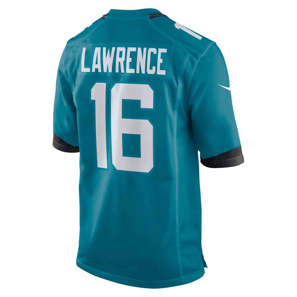 Men's Jacksonville Jaguars Trevor Lawrence Teal Home Game Jersey