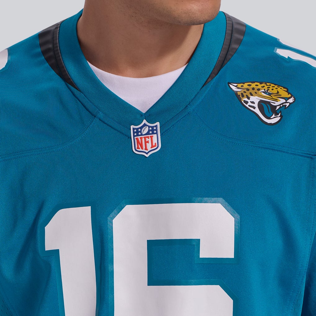 Men's Jacksonville Jaguars Trevor Lawrence Teal Home Game Jersey