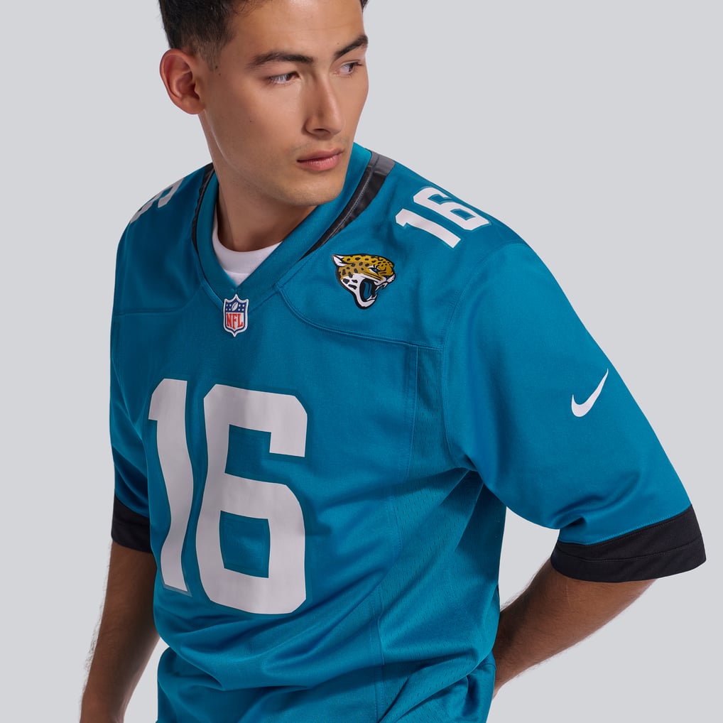 Men's Jacksonville Jaguars Trevor Lawrence Teal Home Game Jersey