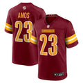 Men's Washington Commanders Trey Amos Burgundy Team Game Jersey