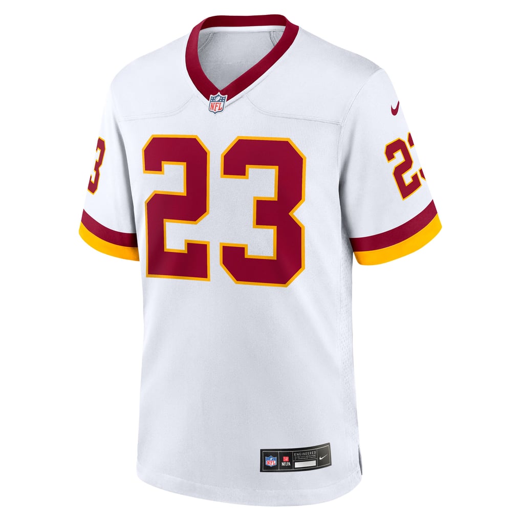 Men's Washington Commanders Trey Amos White Game Super Bowl Era Jersey