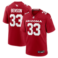 Men's Arizona Cardinals Trey Benson Cardinal Team Game Jersey