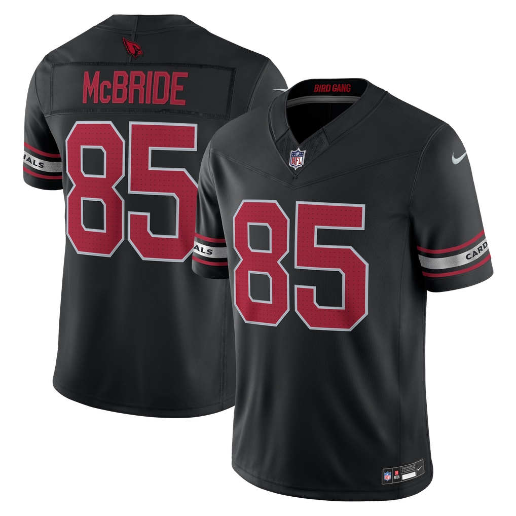 Men's Arizona Cardinals Trey McBride Black Alternate Vapor F.U.S.E. Stitched Limited Jersey