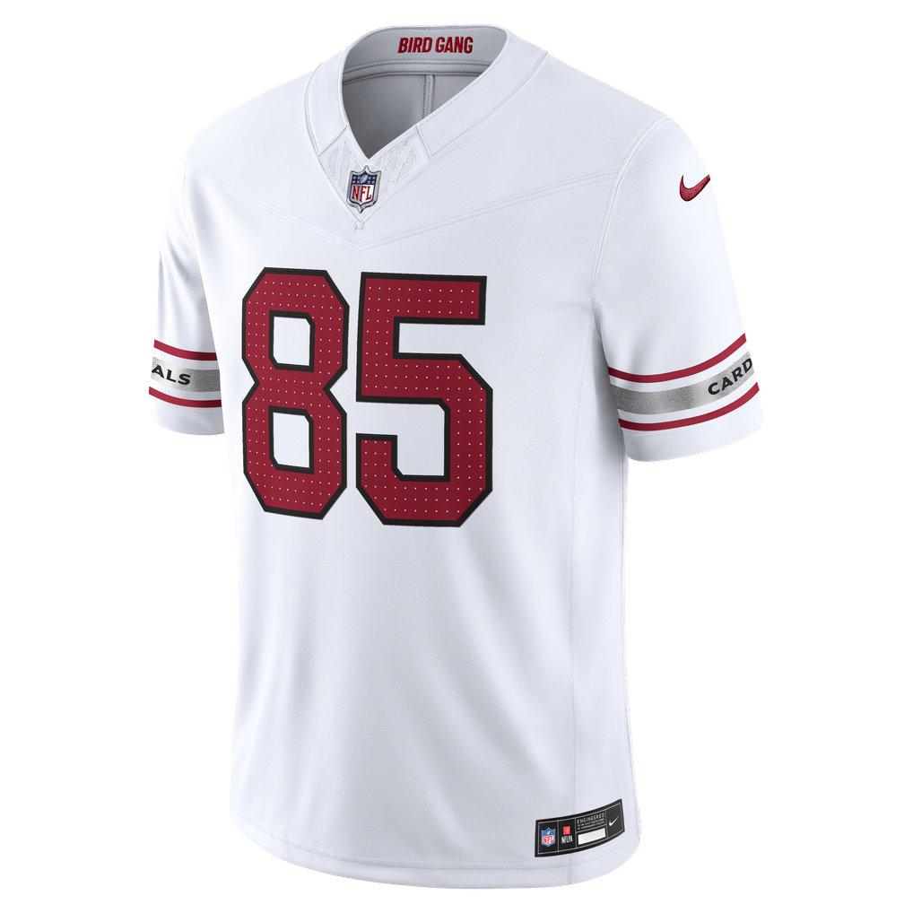 Men's Arizona Cardinals Trey McBride White Vapor F.U.S.E. Stitched Limited Jersey