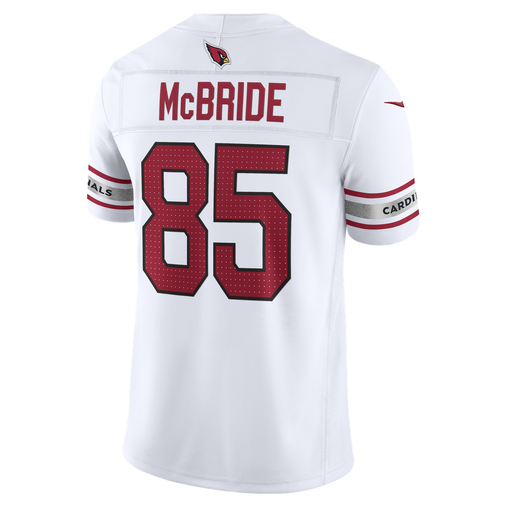 Men's Arizona Cardinals Trey McBride White Vapor F.U.S.E. Stitched Limited Jersey