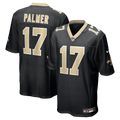 Men's New Orleans Saints Trey Palmer Black Team Game Jersey