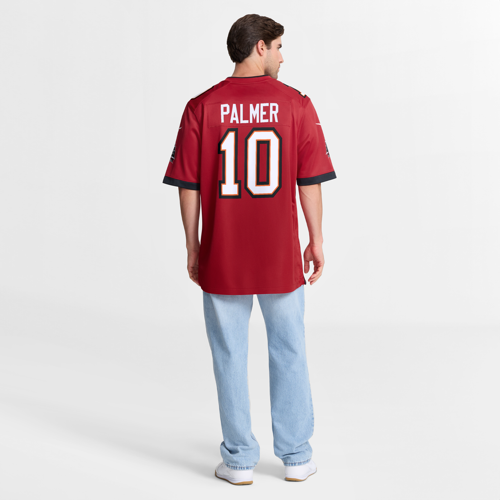 Men's Tampa Bay Buccaneers Trey Palmer Red Game Jersey